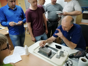 Занятия по ультразвуковому контролю в учебной аудитории Технопарка